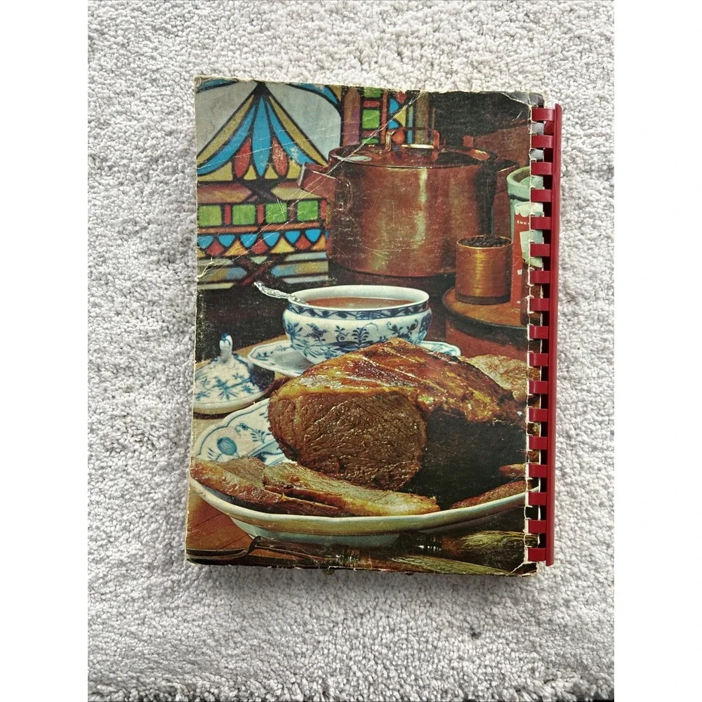 Favorite Recipes of Lutheran Ladies Traditional Meats Cookbook Spiral Bound 1966